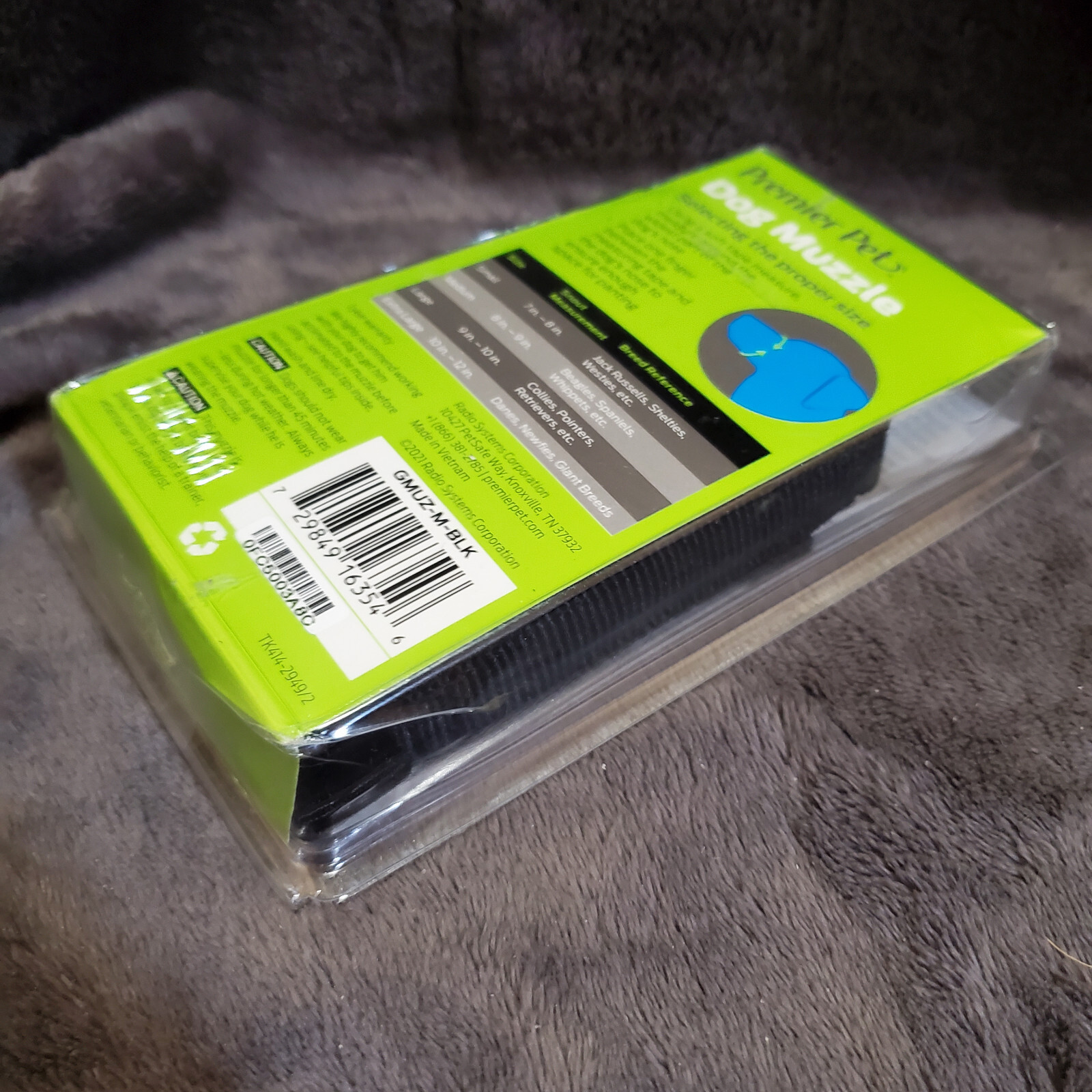Premier Pet Dog Muzzle Size Medium For Sizes 8-9"