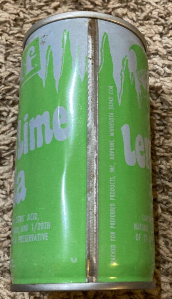 VINTAGE ELF LEMON LIME SODA STELL PULL TAB CAN