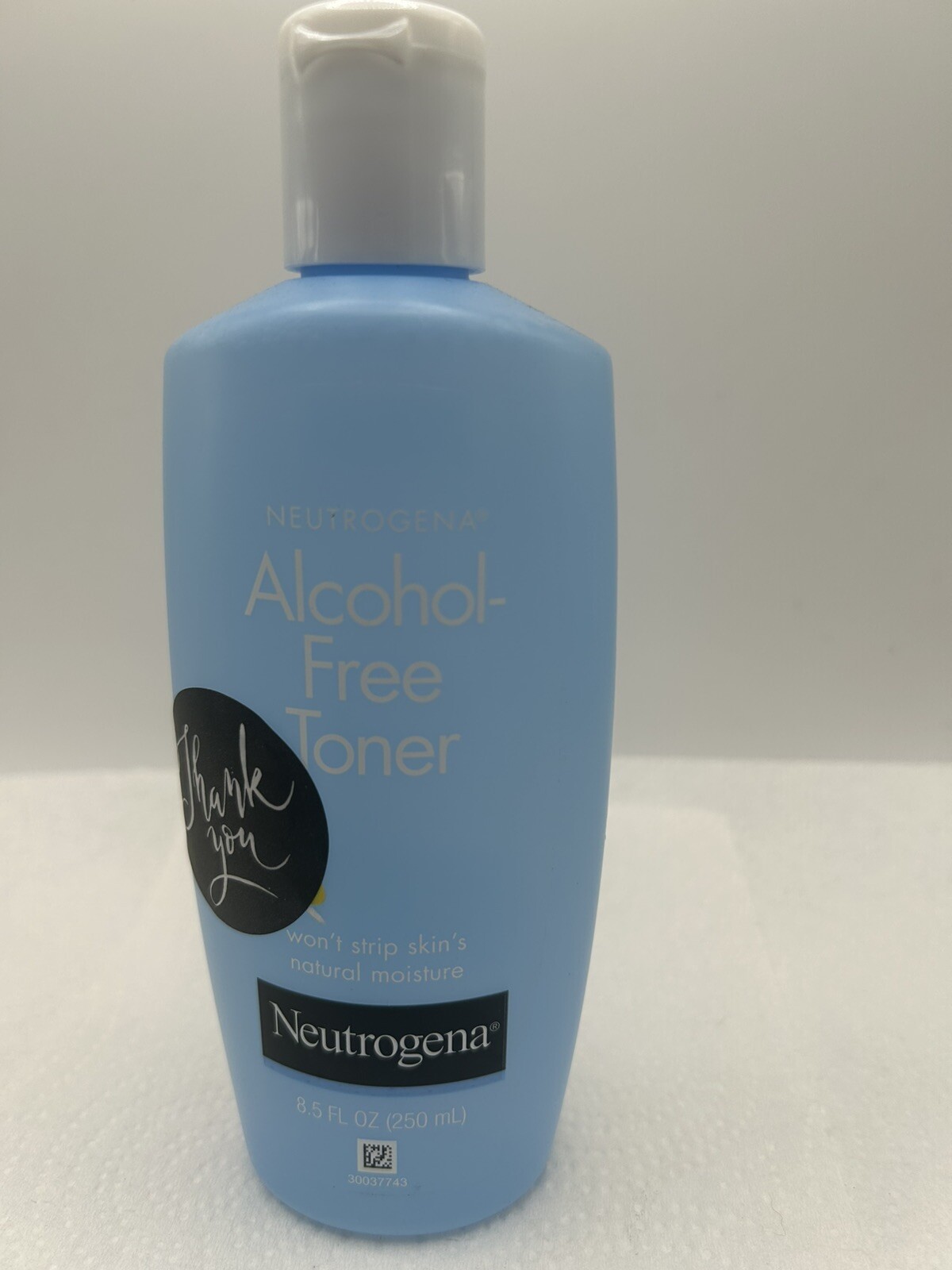 Neutrogena Alcohol-Free Toner  8.5 oz Blue Bottle NEW Sticker Residue