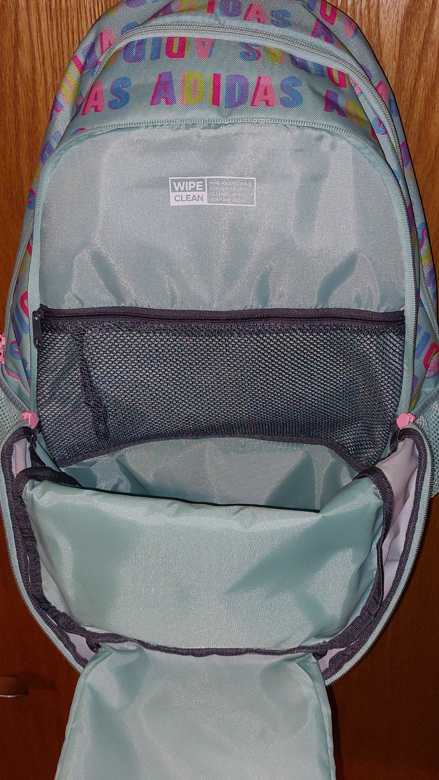 New Adidas Foundation 6 Backpack Aqua Pink Spark