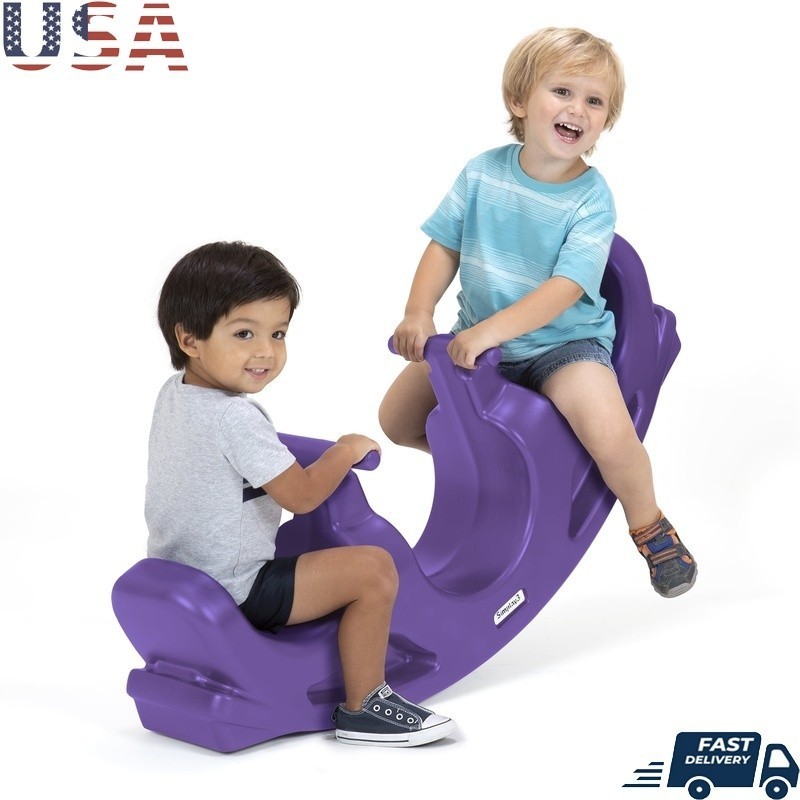 Rock & Roll Teeter Totter Indoor Outdoor Kids Toy Seesaw Durable Play Equipment