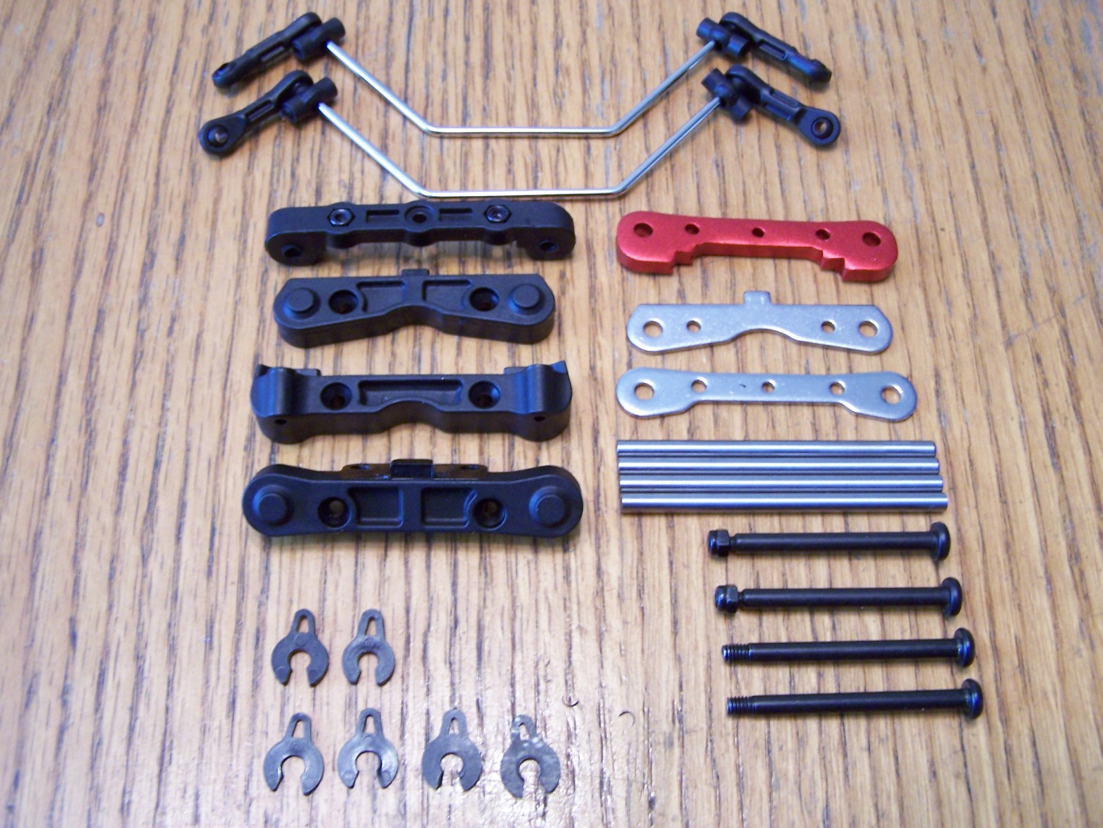 Arrma V6 Kraton 6s BLX Upper & Lower Hinge Pins Swaybars & Suspension Mount Set