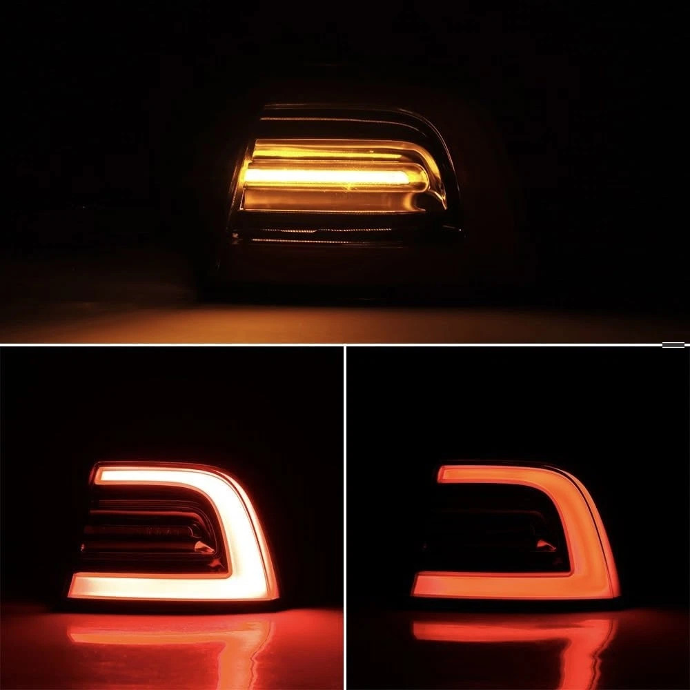 4pin For 2021-2024 Tesla Model 3/Y RH Outer & Inner Right Side Tail Light