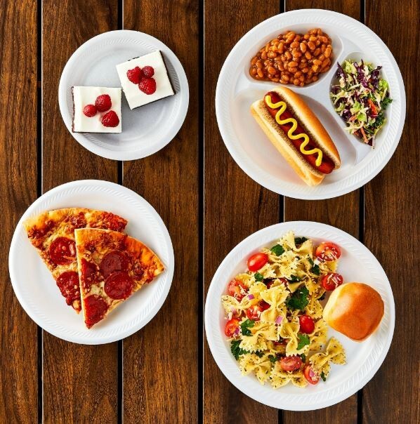 Great Value Foam Plates 9in 150ct – White, Soak Proof Disposable Plates