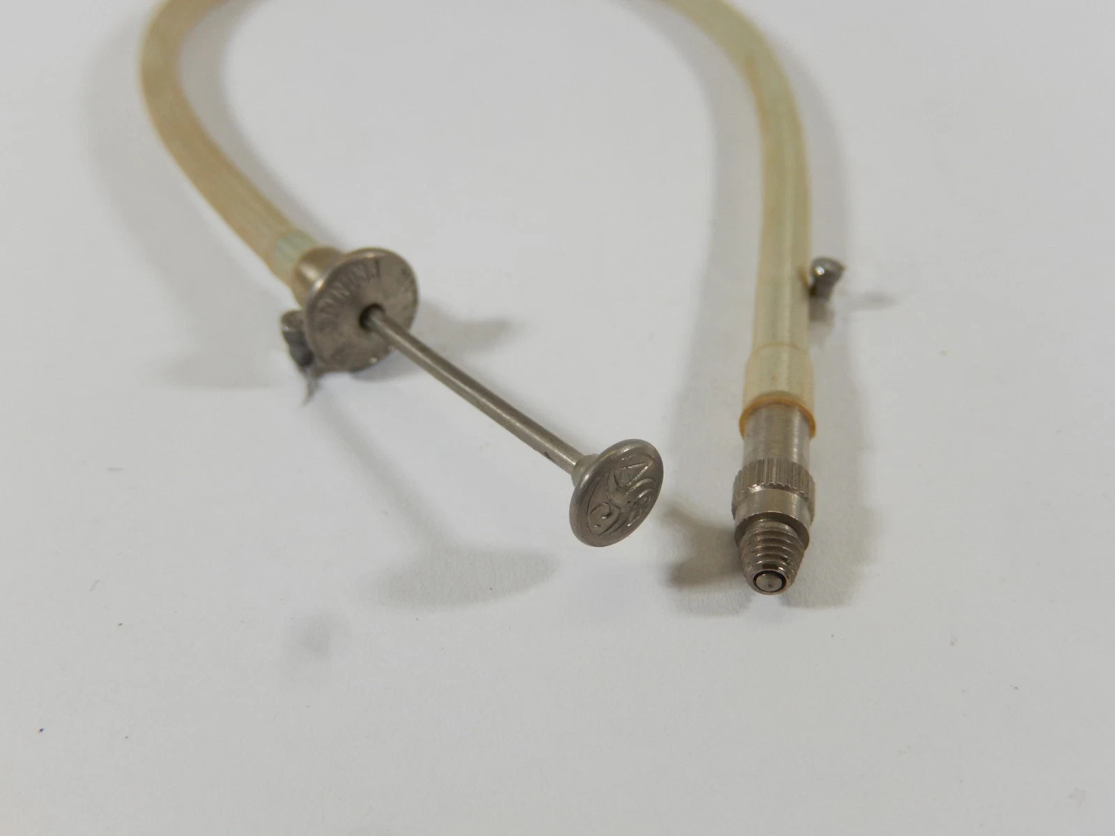 VINTAGE AGC 10.5" SHEATHED METAL HEAVY DUTY SHUTTER RELEASE CABLE