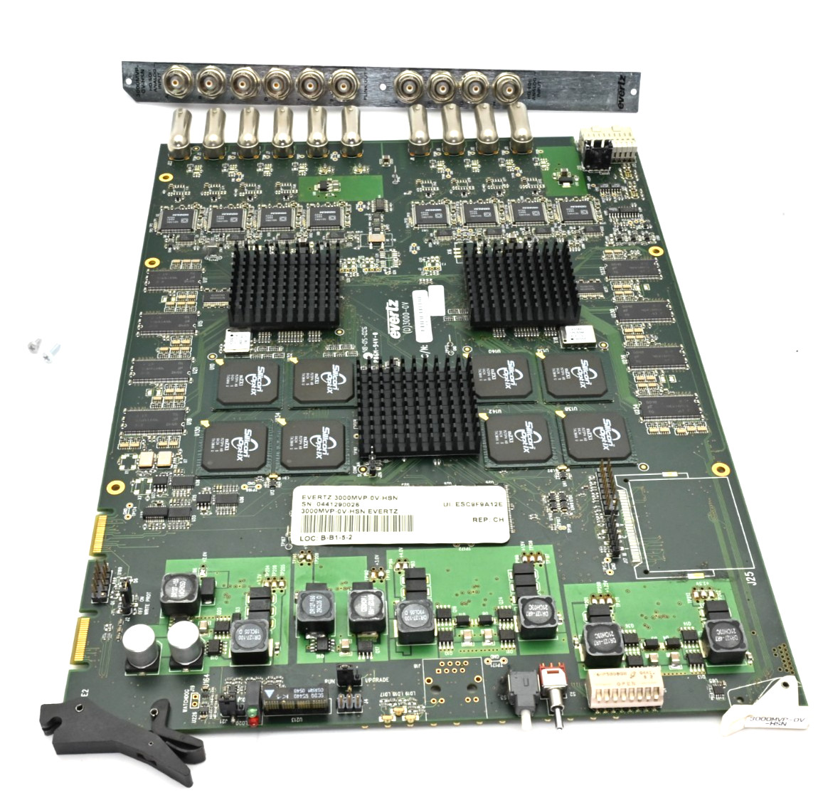 Evertz 3000MVP-OV-HSN SD/SDI/HD 8CH Octal Multiviewer MVP + Backplane 3000FR