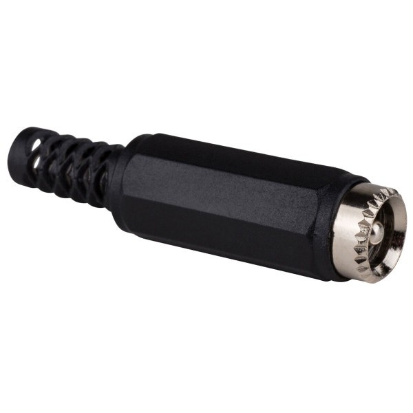 3-Pack 2.5 x 5.5 mm In-Line DC Barrel Power Jack Connector