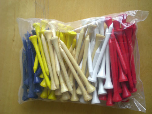 100 Bamboo Teas 7cm Long - Ecodegradable from PGA Pro