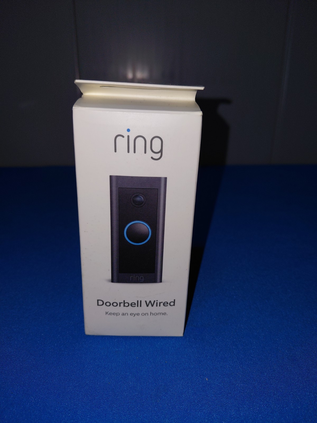 RING - Wired VIDEO DOORBELL - HD Camera - Black