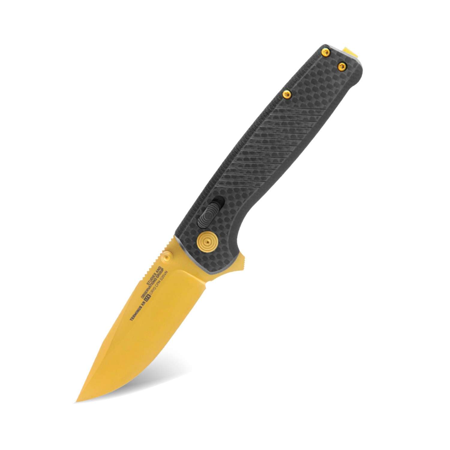 SOG Terminus XR LTE 2.95 In Blade Folding Knife (Carbon and Gold)