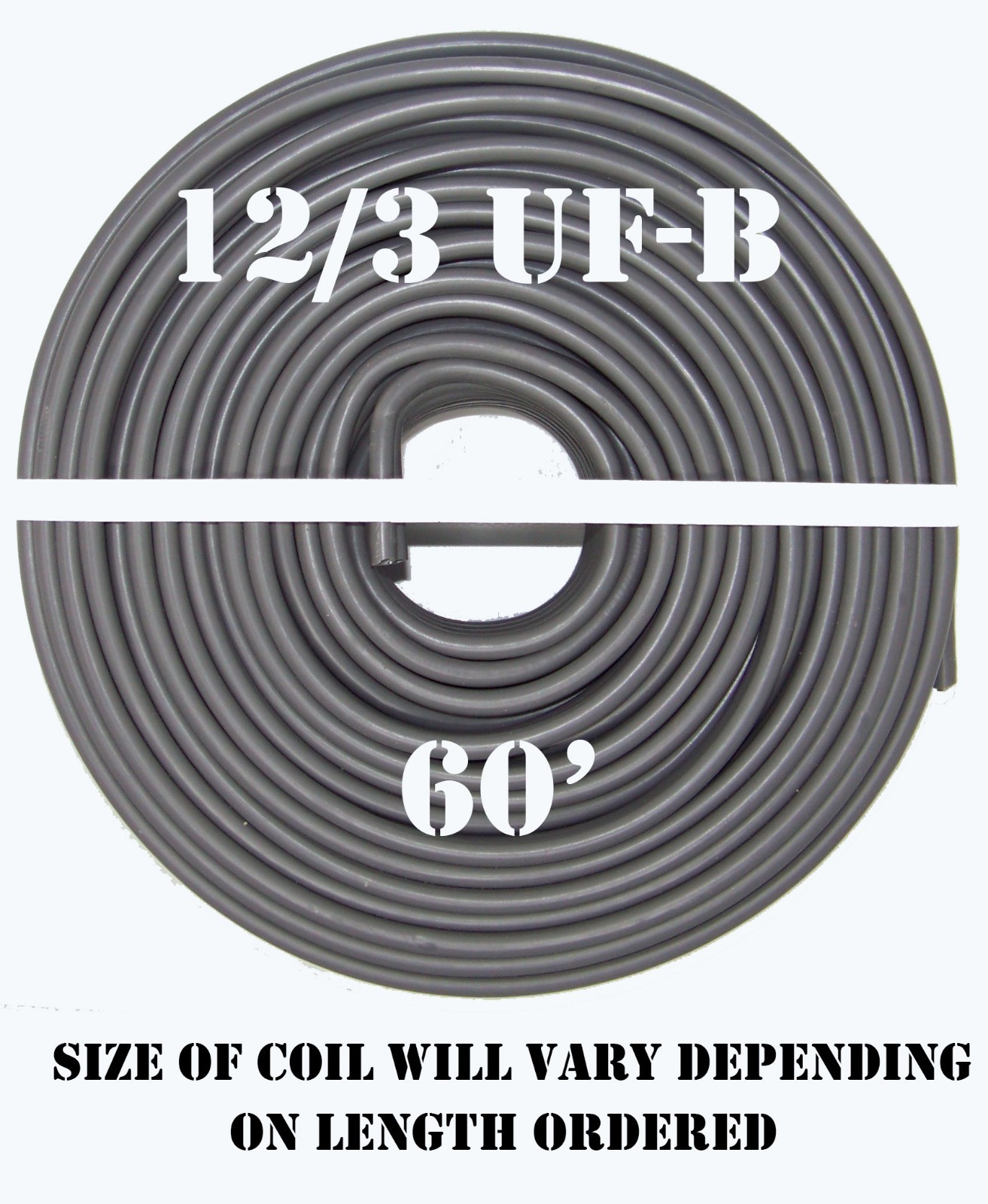Cable Cabana 12/3 UF-B x 60' Underground Feeder Cable