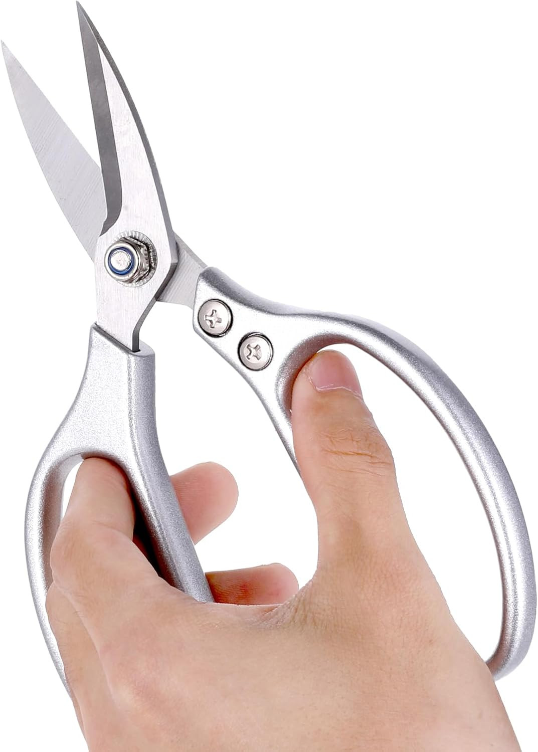 All Metal Scissors Stainless Steel Short Blades Sharp Cutting Heavy Duty