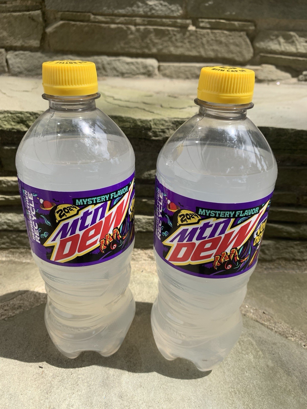 2  Full 2024 Mountain Dew Voodew 20oz Bottles sealed VOODEW Halloween Mt Dew