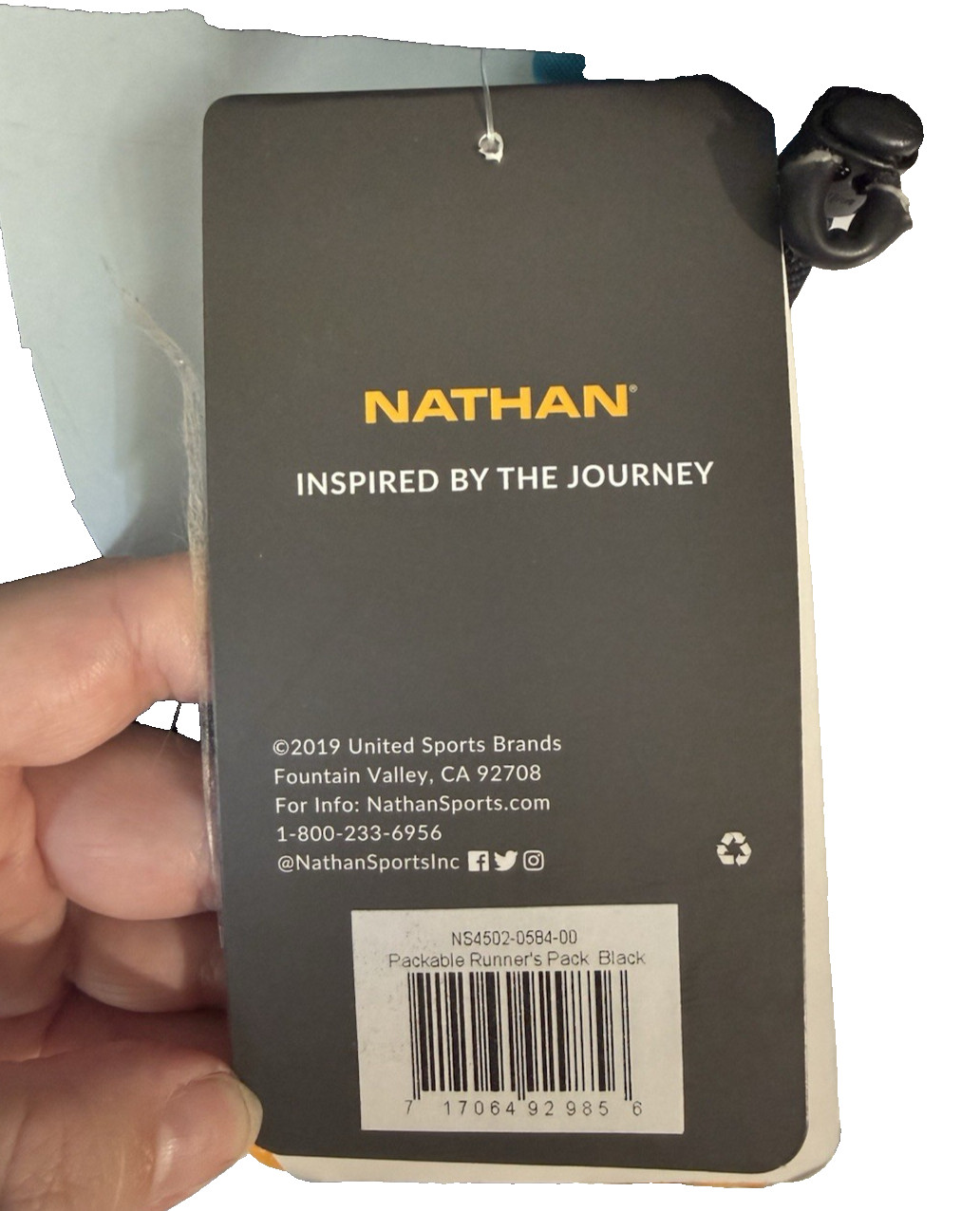 NWT Nathan Intensity 7L Hydration Pack Hiking Backpack Vest Blue
