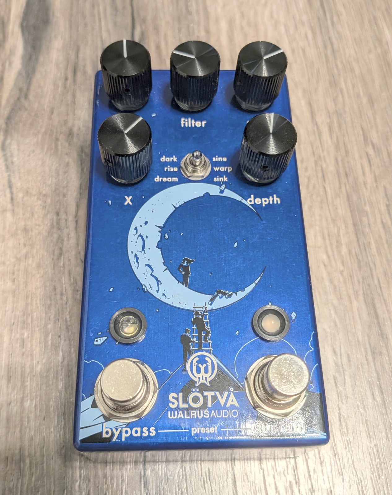 Walrus Audio Slötvå Multi-Texture Reverb 2022 - 2023 Blue