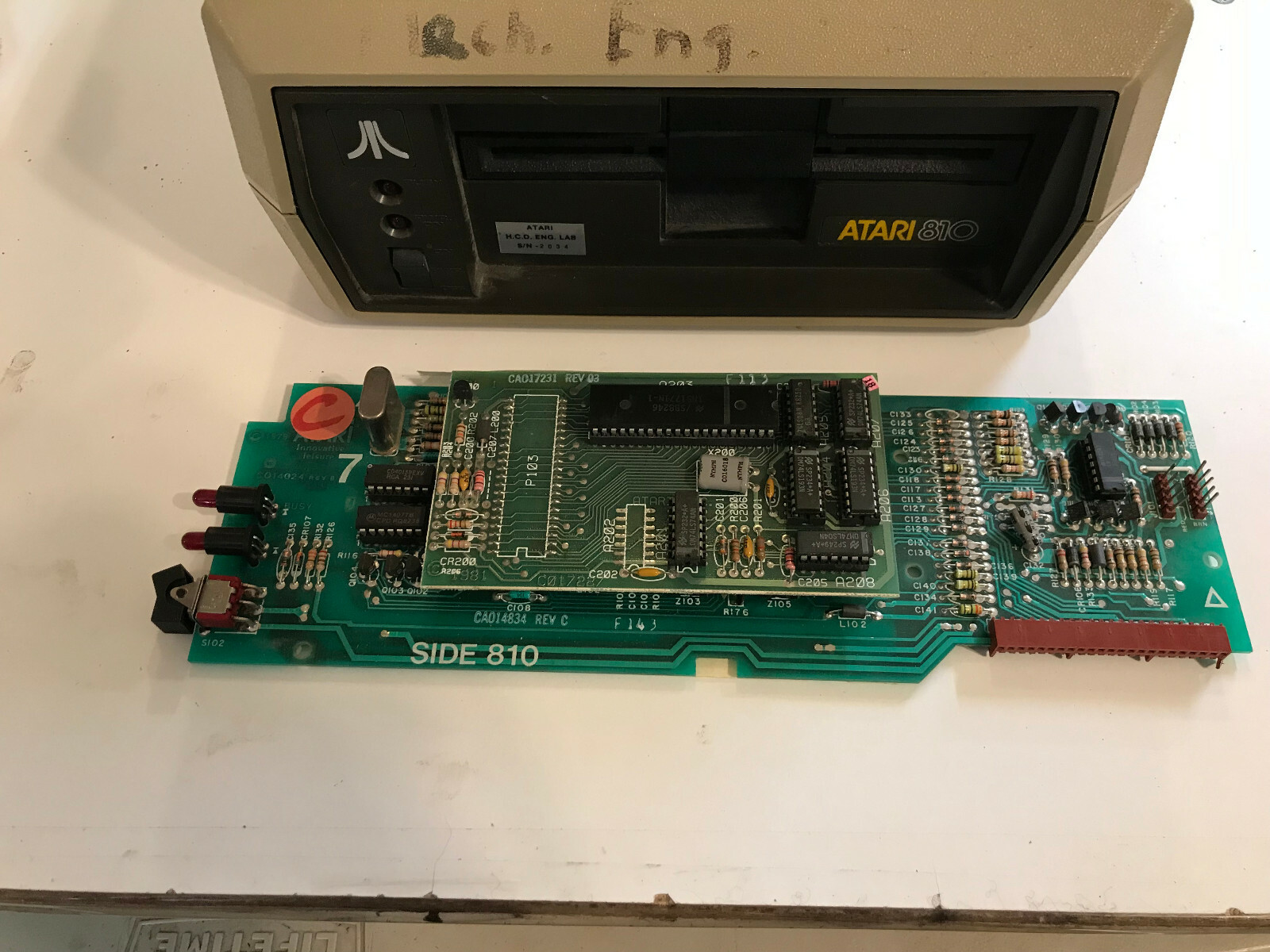810 DISK DRVE SIDE BOARDS with Data Separator NEW Atari Parts