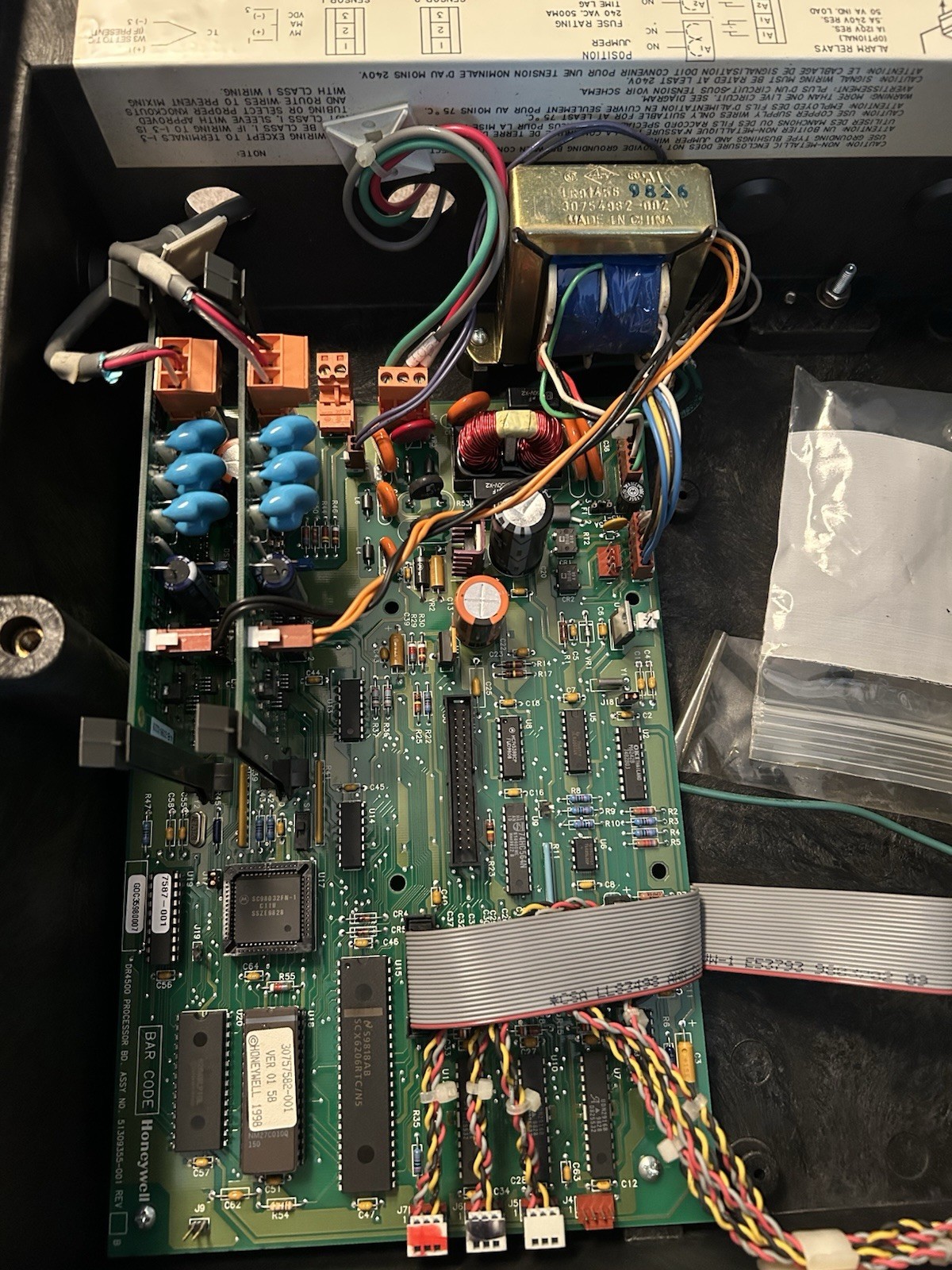 Honeywell DR45A2 Temp And Humidity Tracker