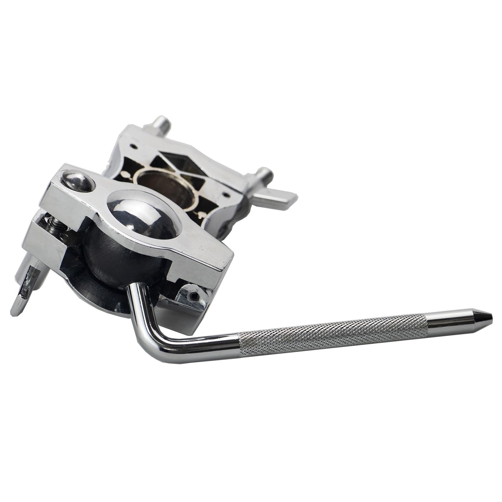 Adjustable Cowbell Clamp Drum Mount L Rod Bracket Holder Percussion Instrument