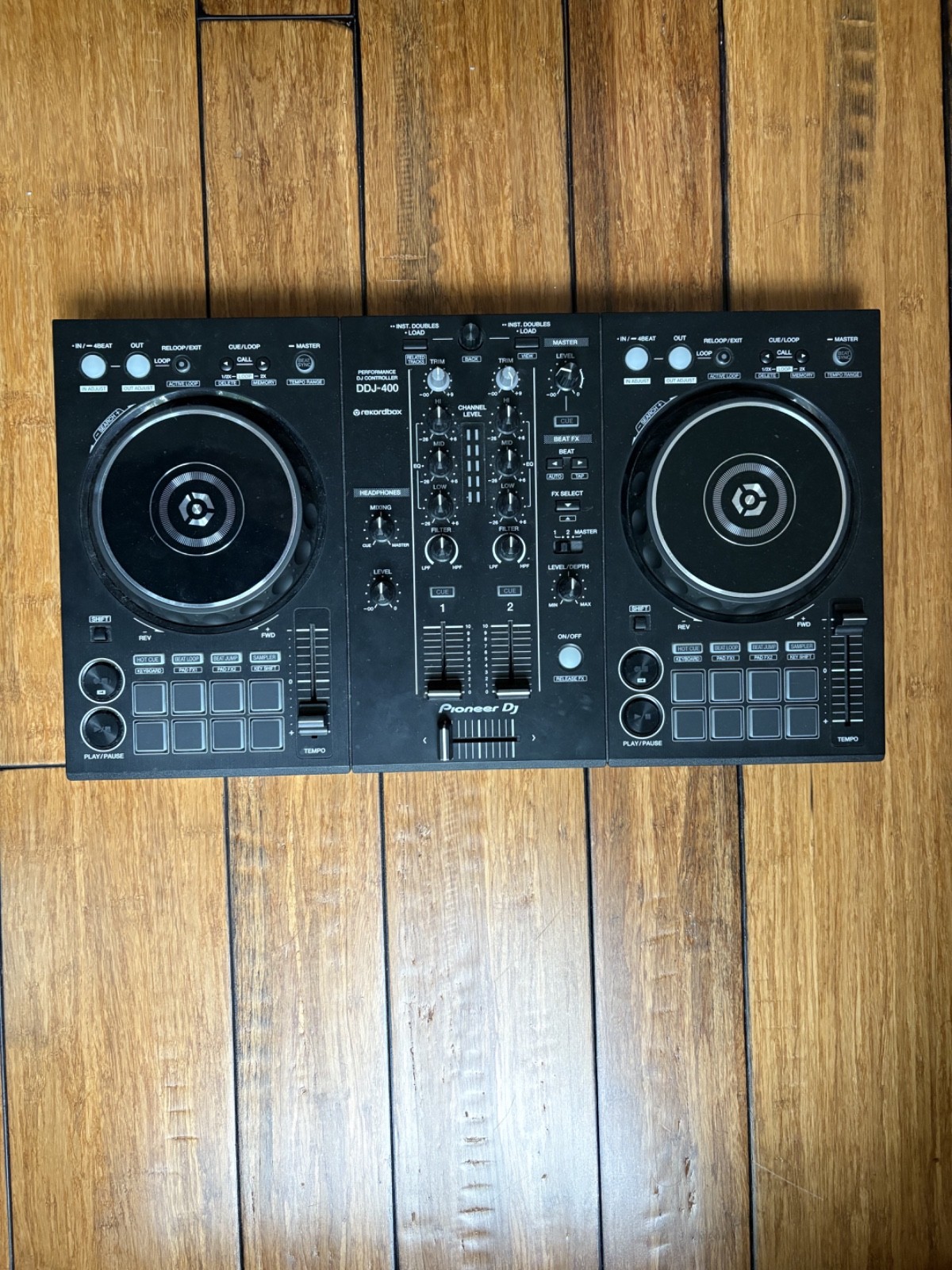 pioneer dj ddj-400 2-deck rekordbox dj controller