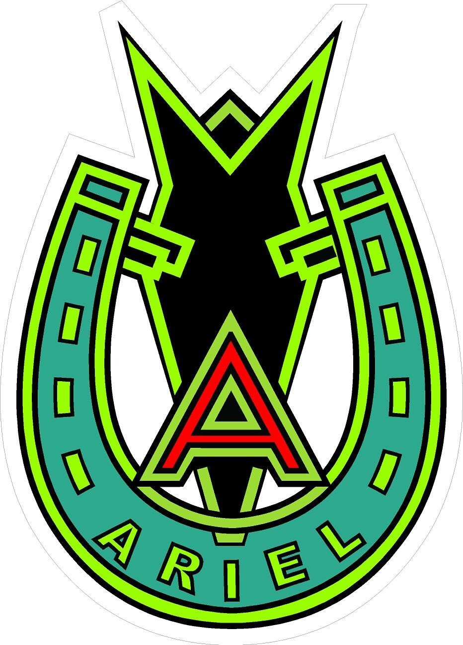 #894 (1) 4" Ariel Motorcycles  Decal Sticker LAMINATED