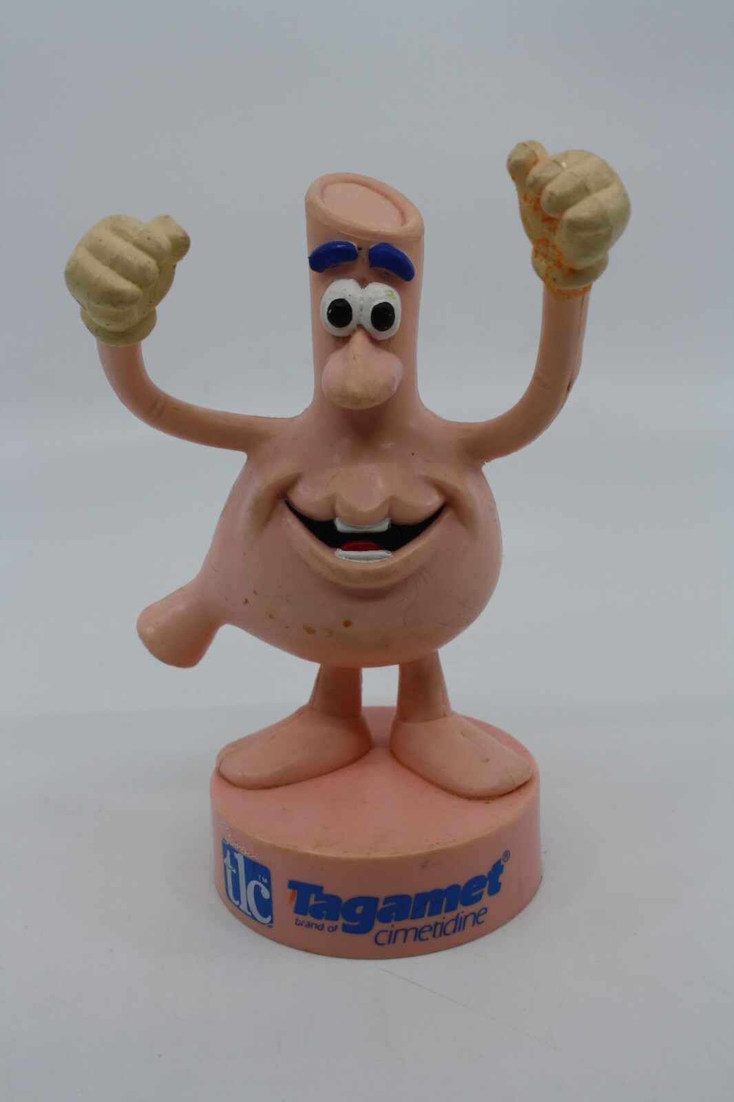 Tagamet Tommy 1988 Cimetidine Bendy Toy Pharm Promo Advertising Stomach Mascot