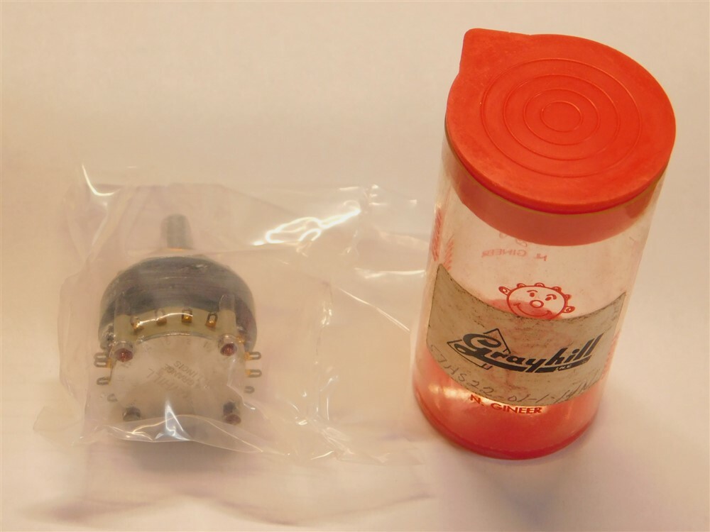 MS Grayhill 57HS22-01-1-14N 1P 1Deck 14 Positions Non-Shorting Rotary Switch