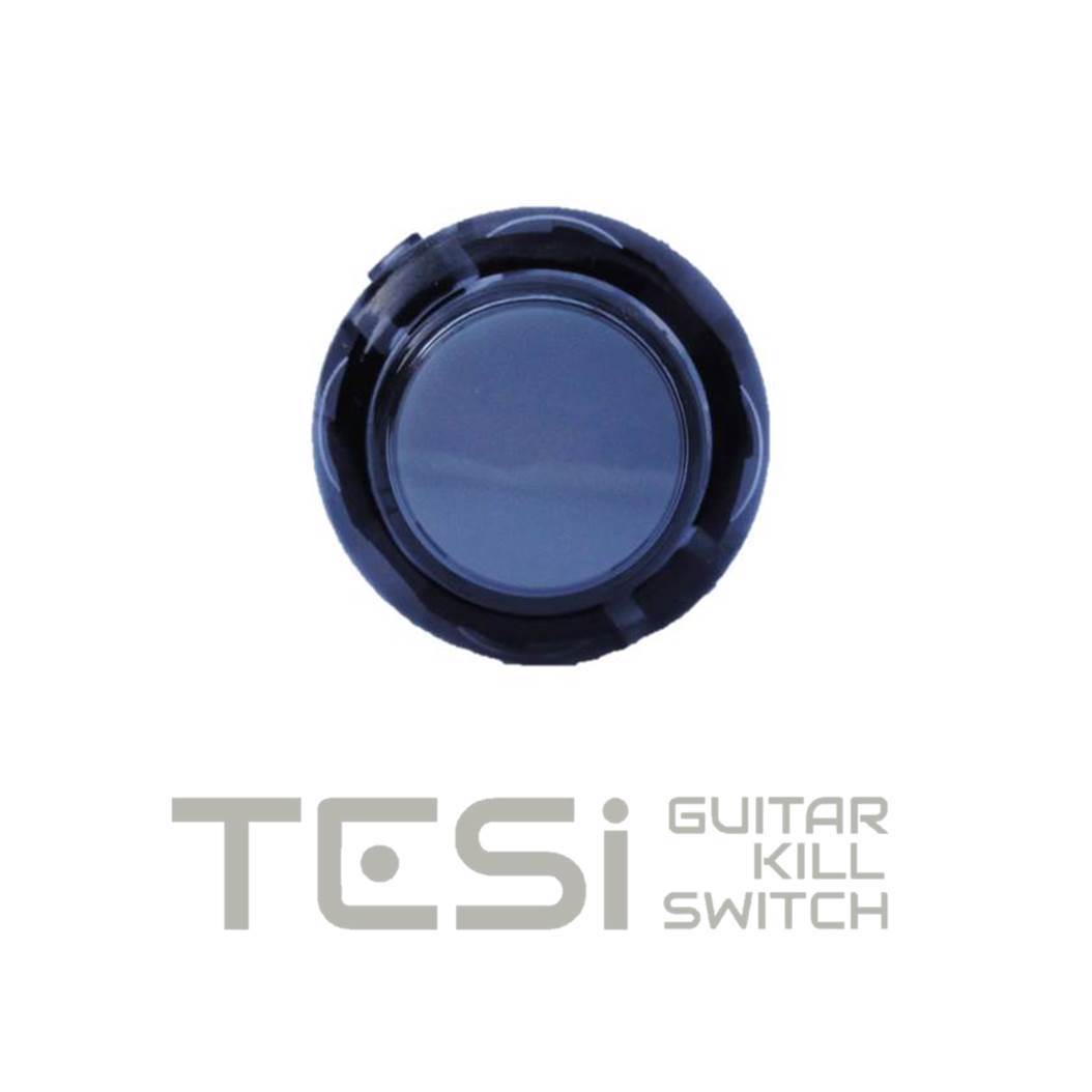 Tesi DITO Snap-in 24MM Guitar Arcade Button Kill Switch Translucent Black