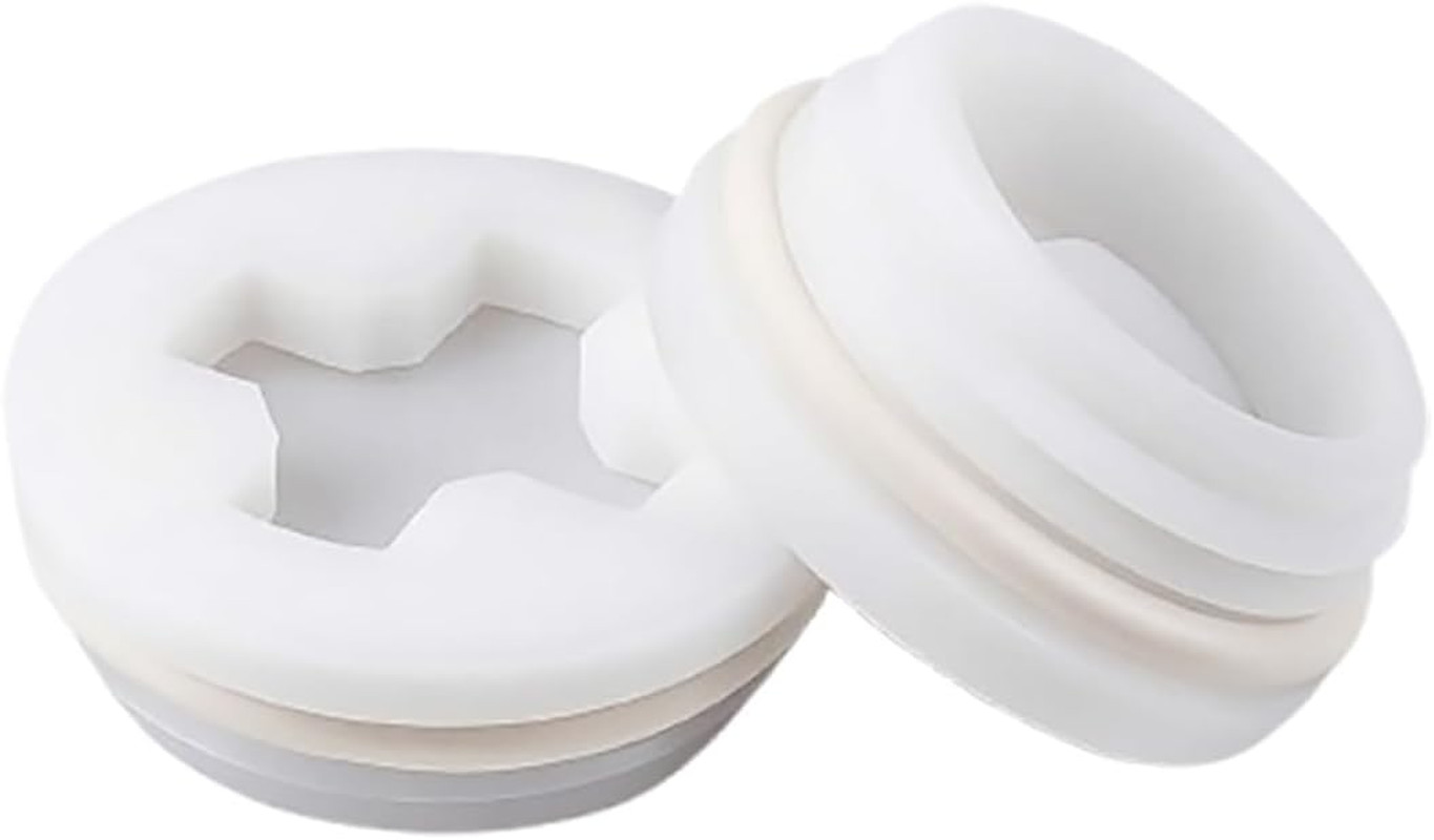 Bung Cap with 2" Thread Size, 2 Pack Poly Buttress Drum Bung, Course Thread for