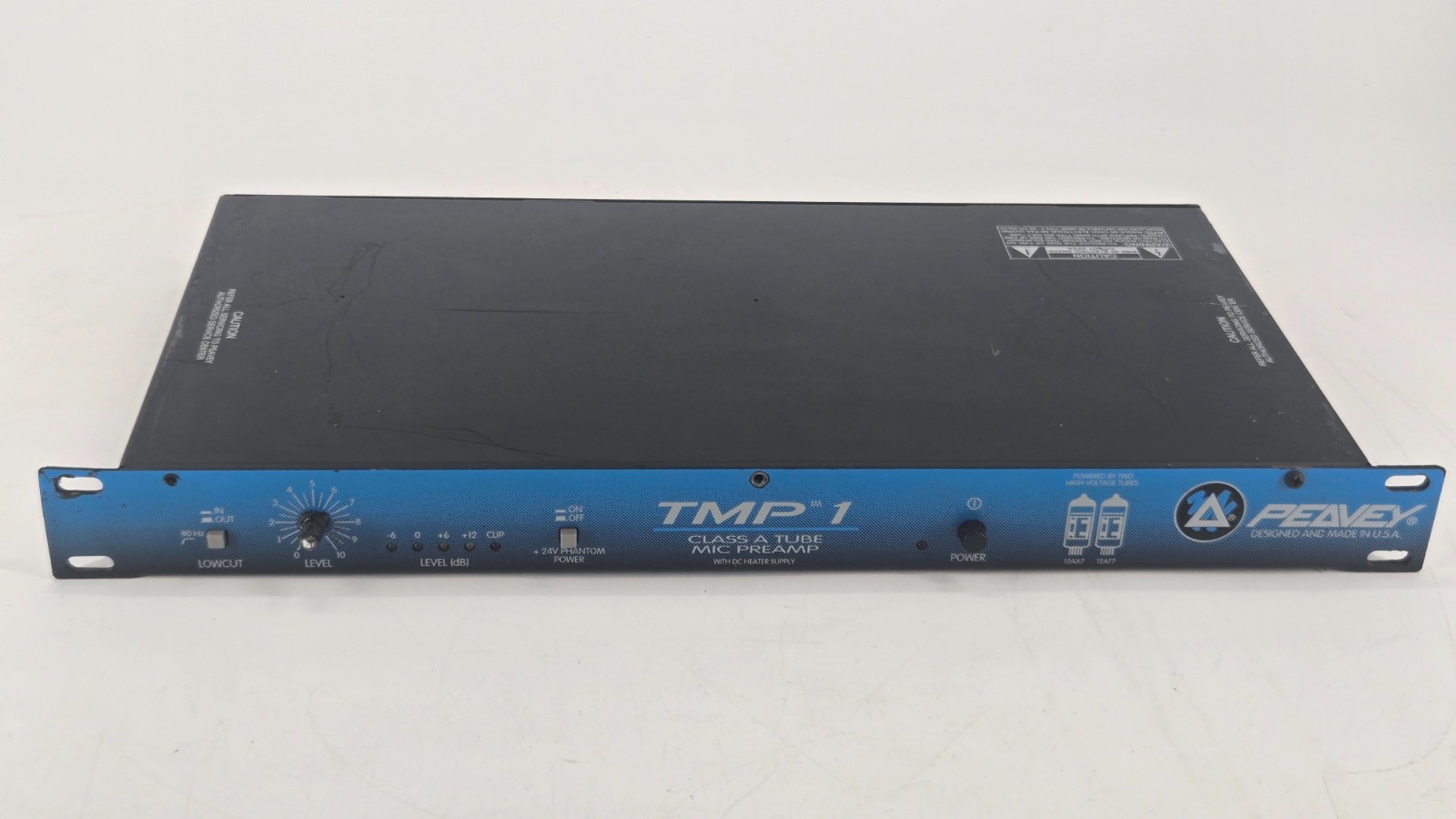 Peavey TMP-1 Class A Tube MIC PREAMP System... Missing Plastic Nob.