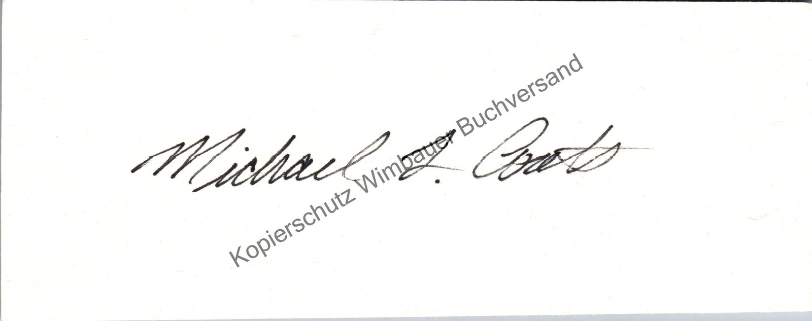 Original Autograph Michael Coats NASA Astronaut /// Autograph Autograph s 299599