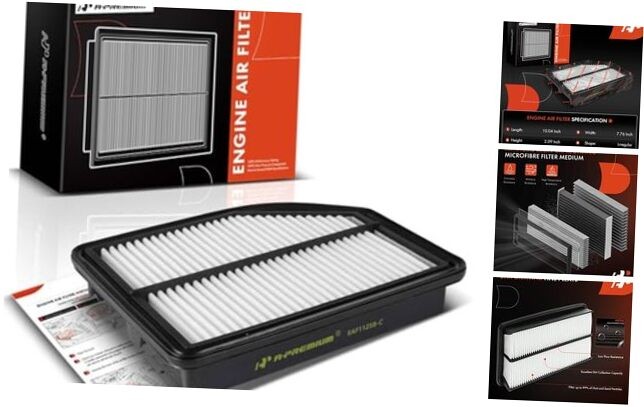 Engine Air Filter Compatible with Honda CR-V CRV 2012 2013 2014 - L4 2.4L -