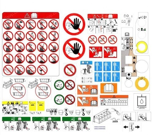 Part # SJ160631 Fits Skyjack  - DECAL KIT, LABELS, SJIII3215, SJIII3219