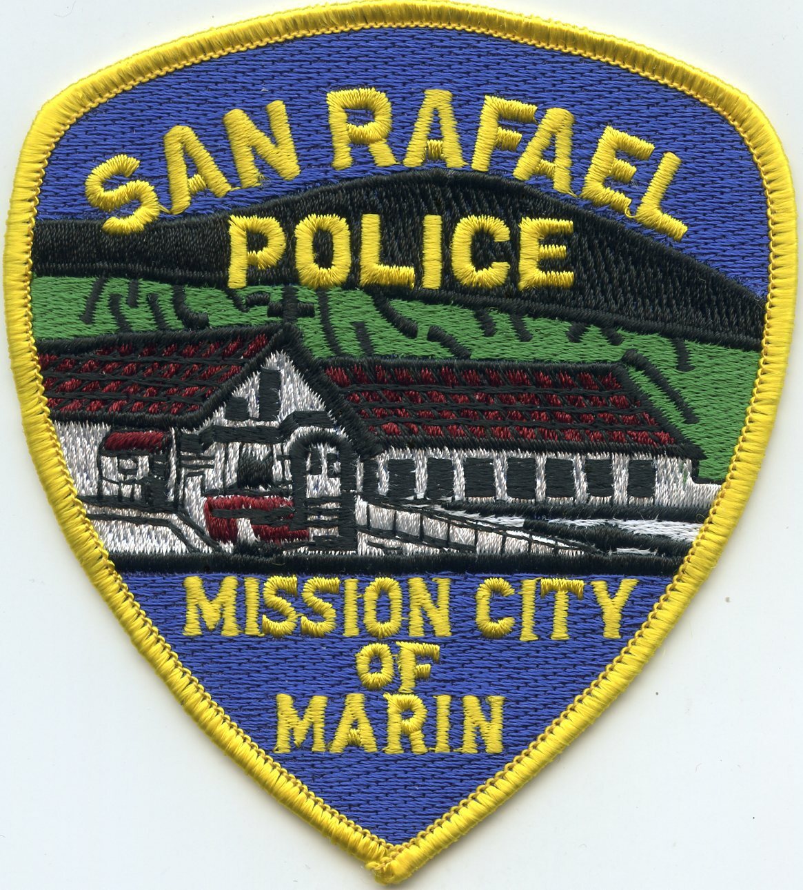 SAN RAFAEL CALIFORNIA CA Mission City of Marin POLICE PATCH