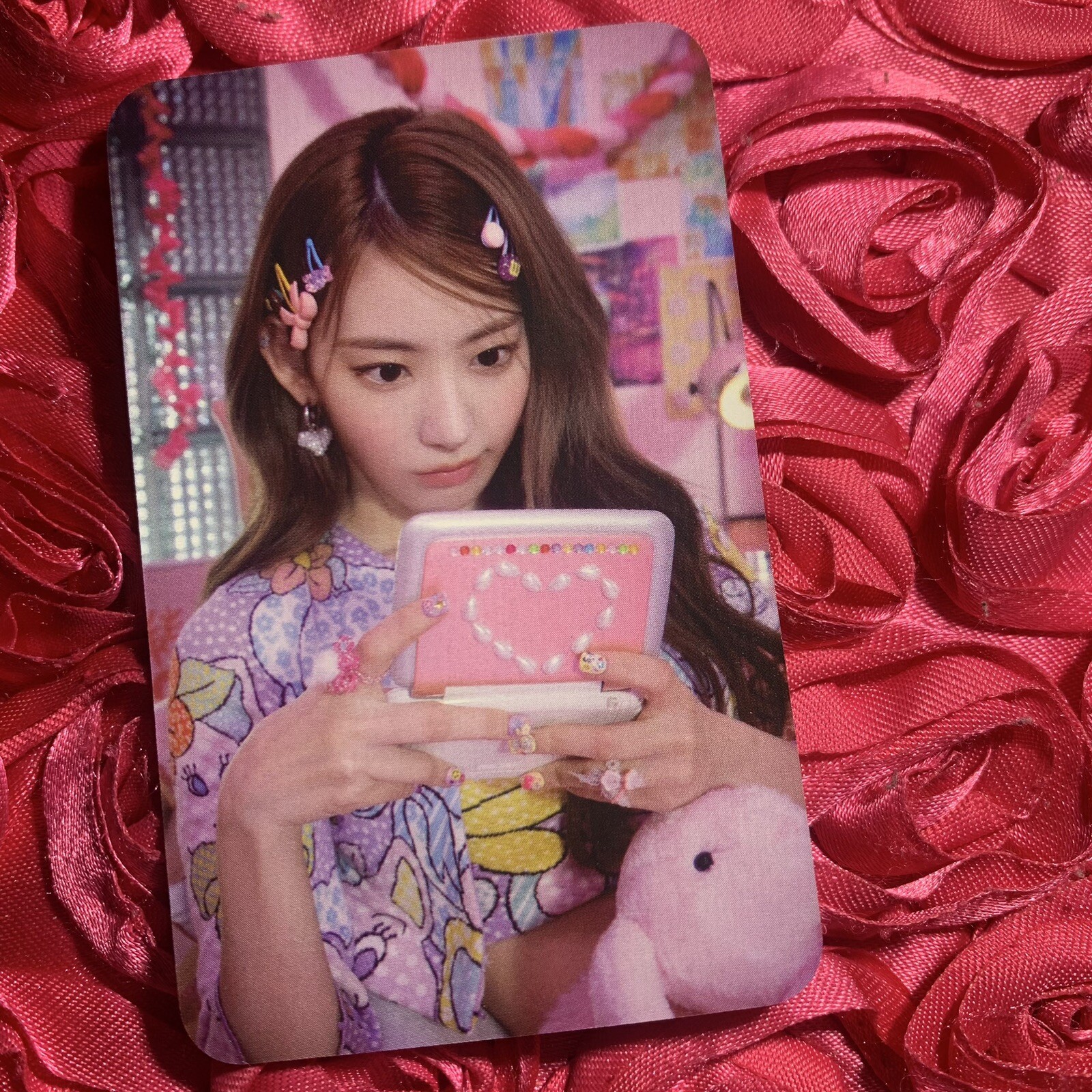 SAKURA LE SSERAFIM Girly Edition Celeb Kpop Girl Photo Card Game Babe