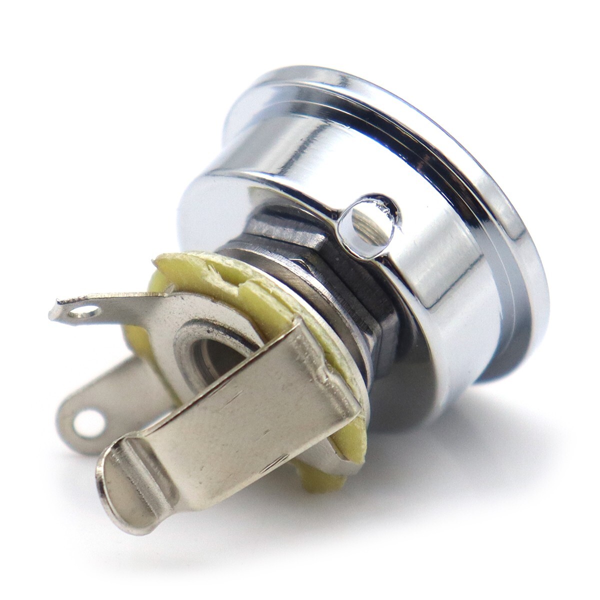 1/4 Inch Guitar Mono Output Socket Jack For Telecaster Electric Guitar Silver
