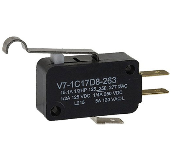 (2-PACK) HONEYWELL V7-1C17D8-263 15.1A 1/2 HP 125/250/277VAC MIRCO SWITCH *C4