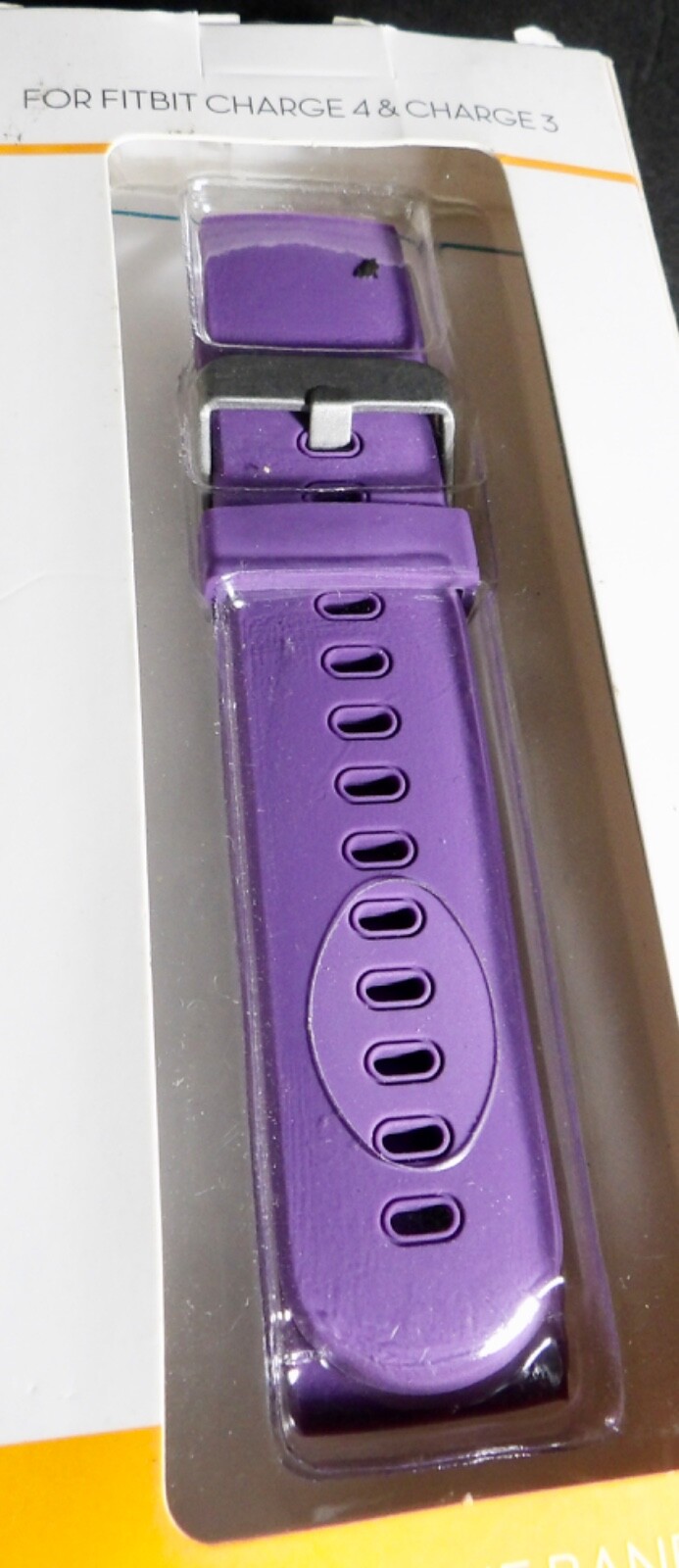 WITHIT FITBIT CHARGE 3/4 PURPLE SILICONE REPLACEMENT BAND SIZE SMALL/MEDIUM NEW