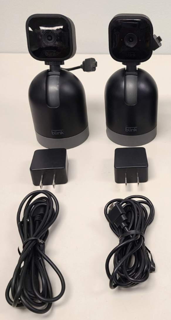 (2) Blink Mini Pan-Tilt Rotating Indoor Plug-in Smart Security Camera