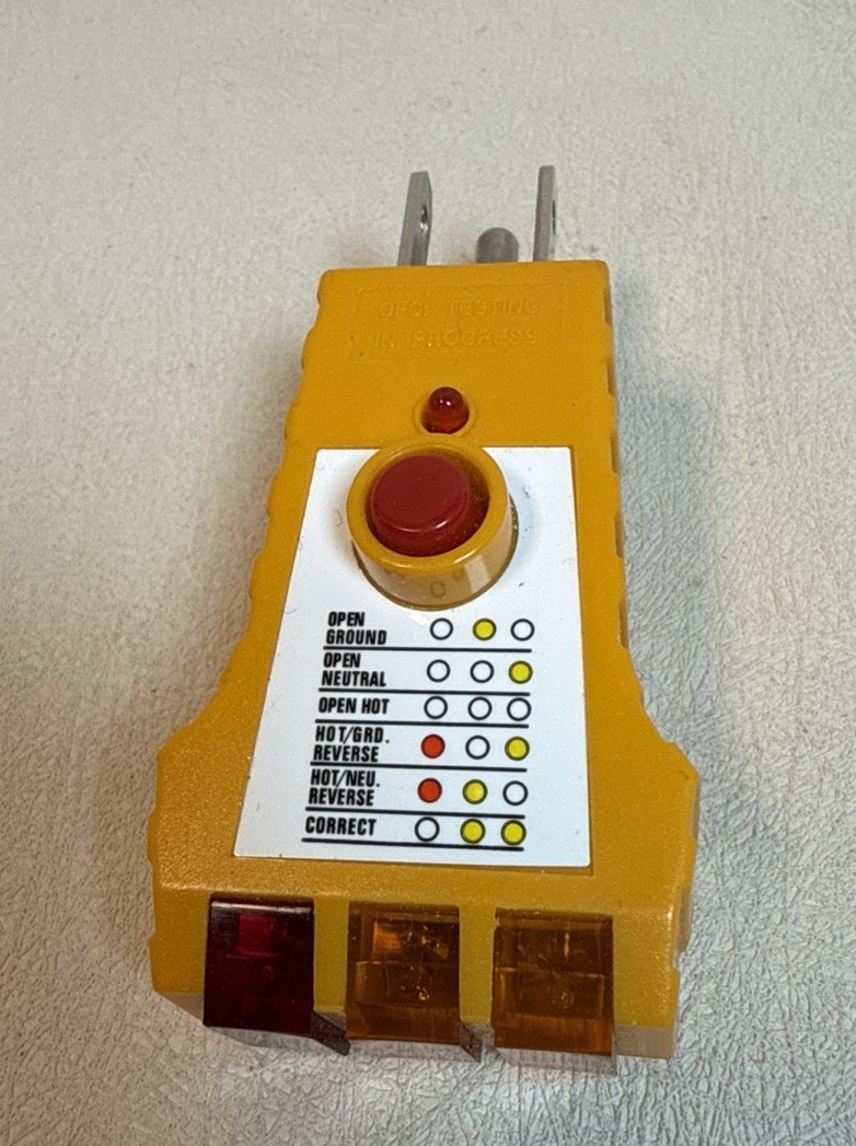 Socket Tester with GFCI check Receptacle Tester for Standard AC Outlets