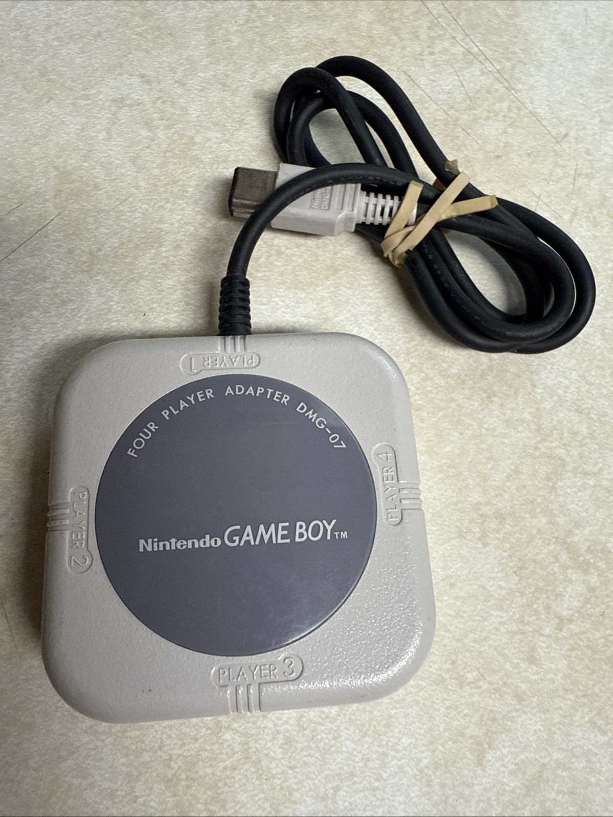 Nintendo OEM Game Boy Four Player Adapter Cable DMG-07 Tested