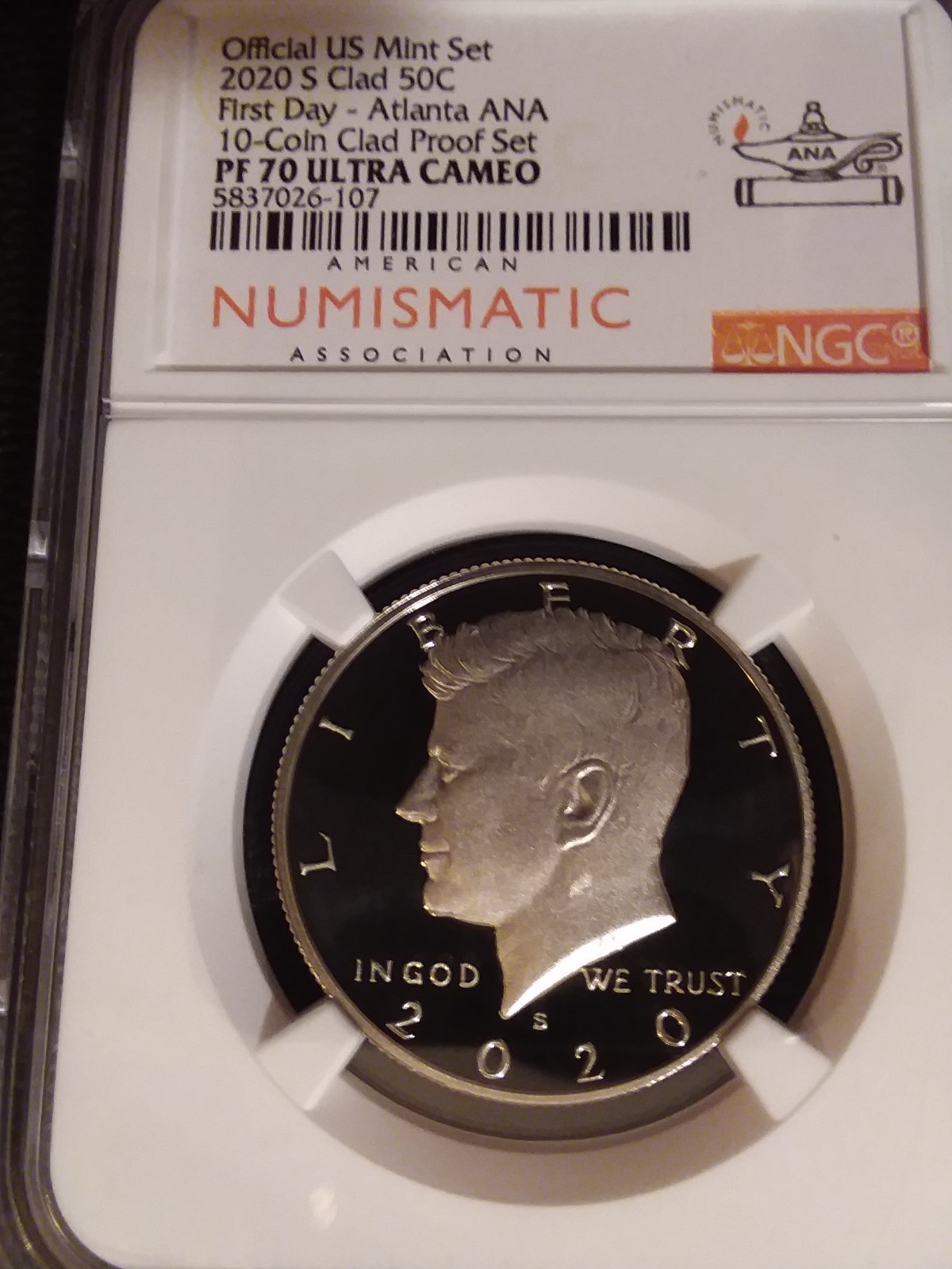 2020-S CLAD NGC PF 70 ULTRA CAMEO FIRST DAY *** RARE ATLANTA ANA FDOI CERT ***