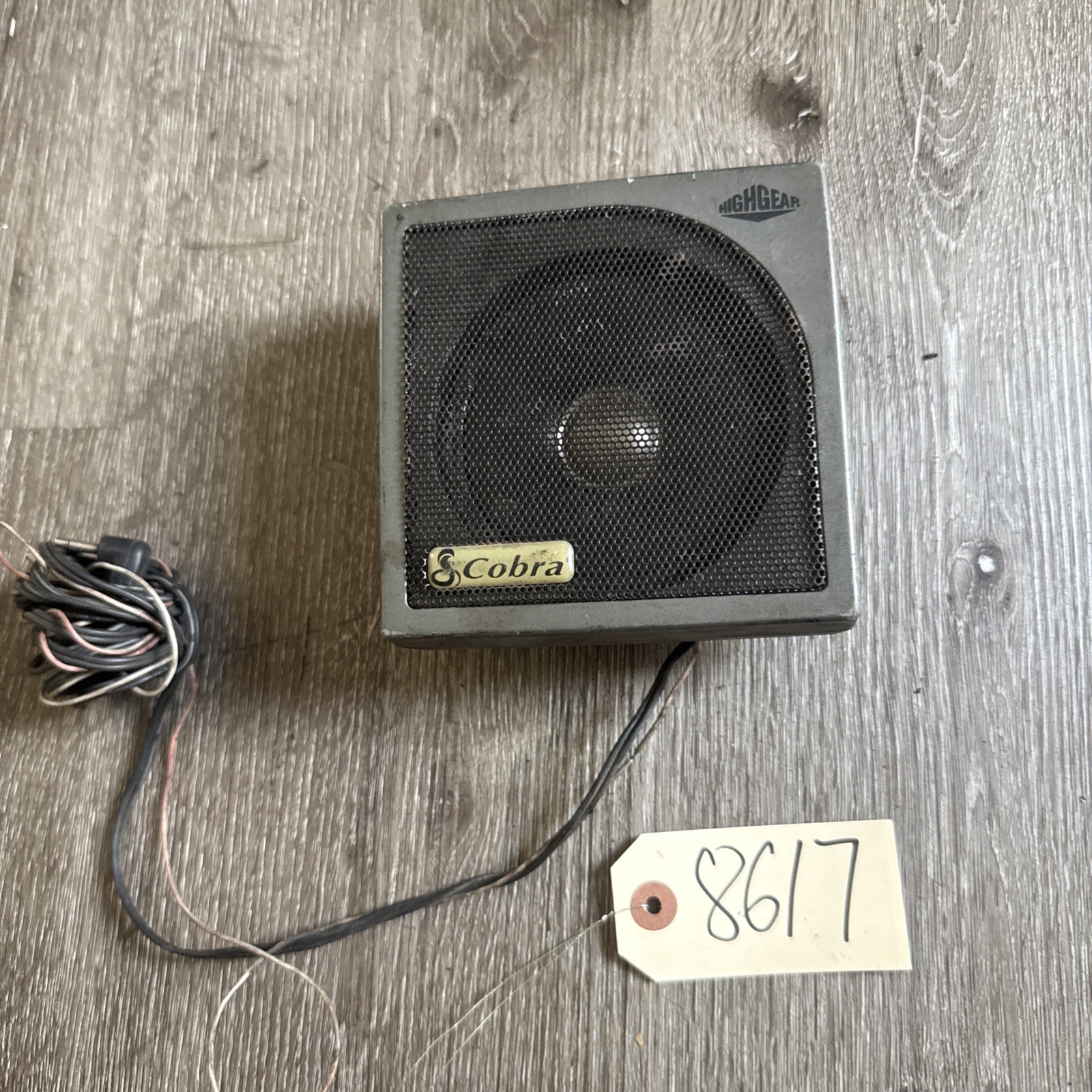 Cobra HighGear HG S500 CB Radio External Speaker 5W Gray - No Back Stand