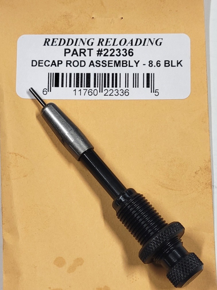 22336 REDDING DECAPPING ROD ASSEMBLY 8.6 BLACKOUT - NEW - FREE SHIPPING!!