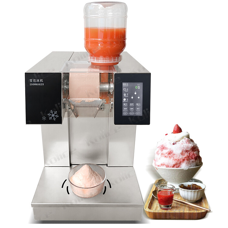 Kolice Commercial Ice Shaving Machine Snowflake Machine Automatically Water Cool