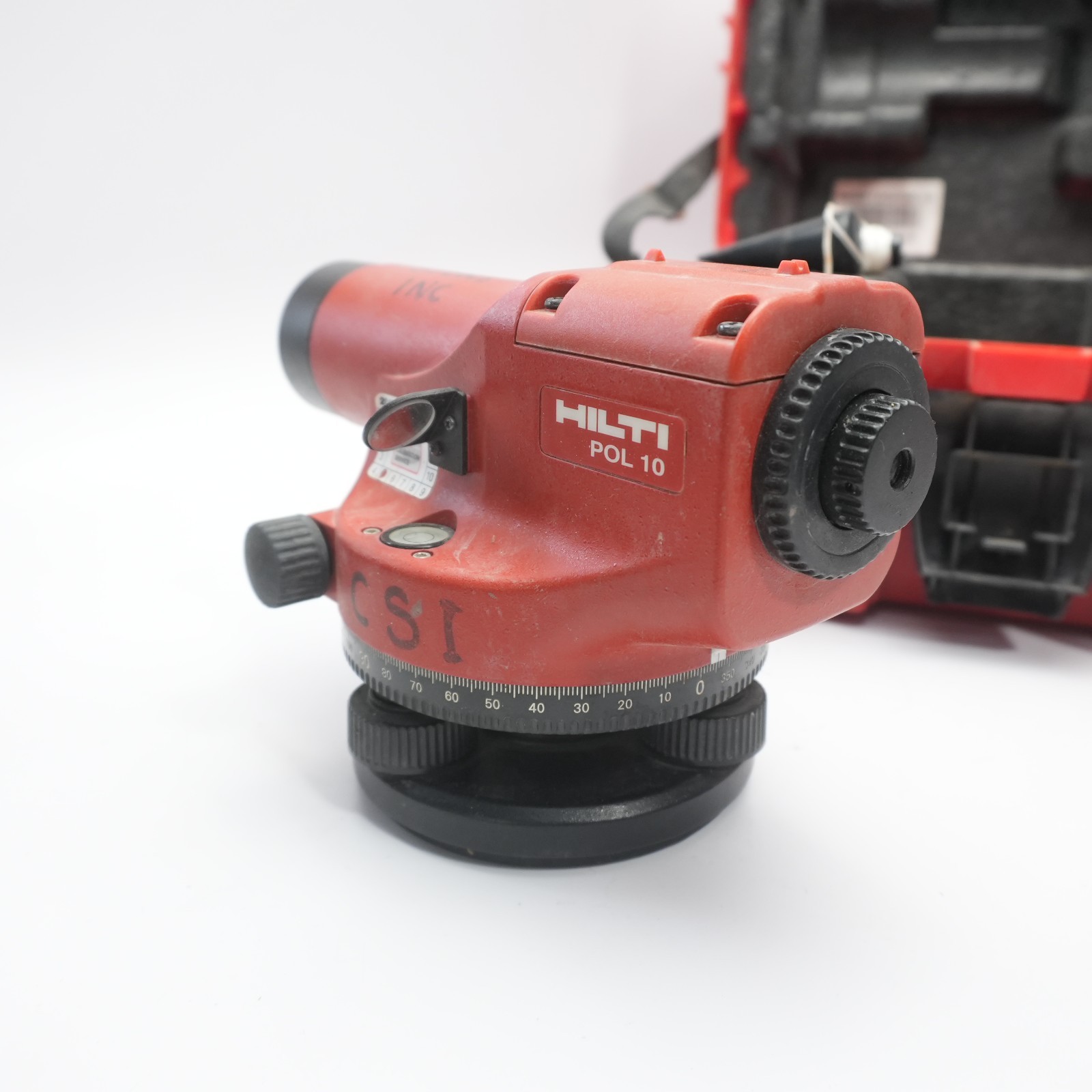 HILTI POL 10 OPTICAL LEVEL Laser layout tool WITH TRAVEL CASE