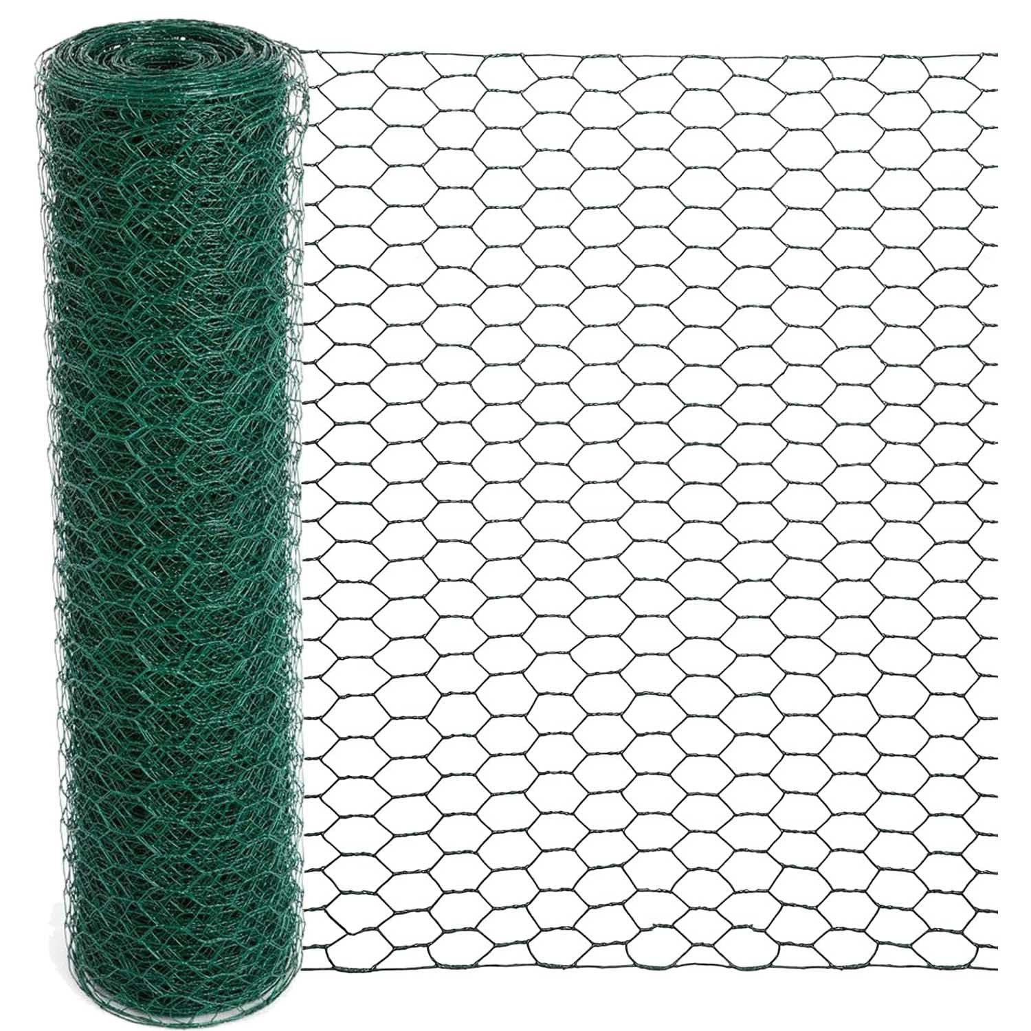 Mklsit Chicken Wire 15.7 x 315 Inches x 315 Inches, Green