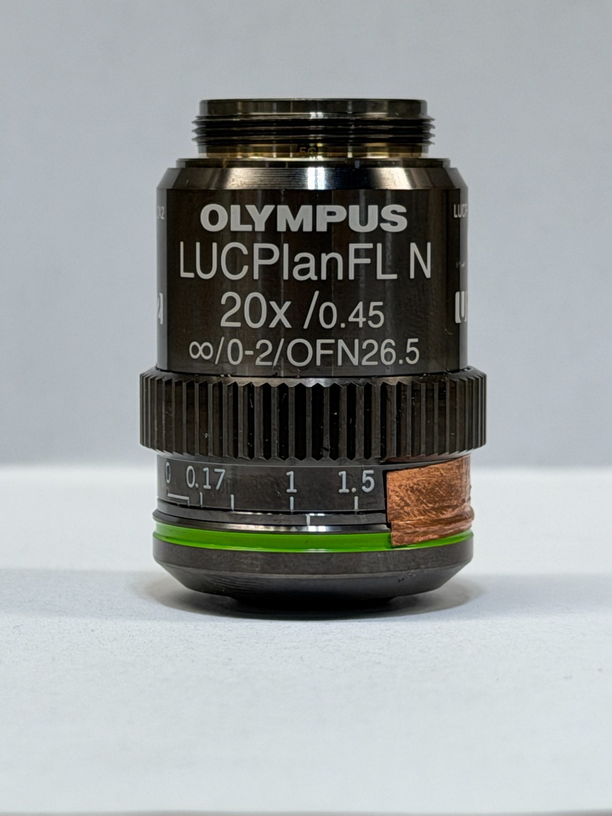 Olympus LUCPlanFLN 20x/0.45 UIS2 Microscope Objective Lens OFN26.5 Japan