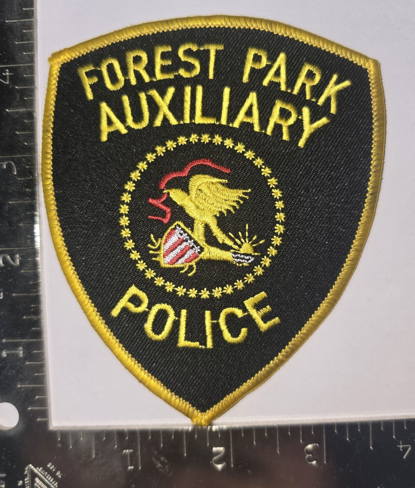 Forest Park Auxiliary Police Patch – Eagle with Shield & Stars