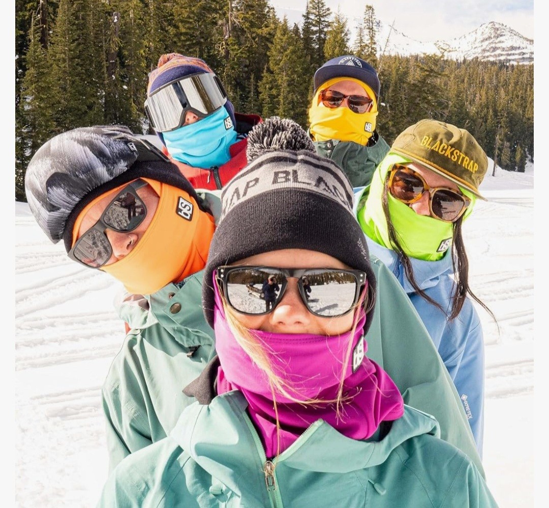 BlackStrap Kids Hood Balaclava Peach, One Size, Wicking and Breathable