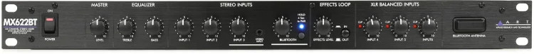 ART MX622BT 6-channel Stereo Mixer with Bluetooth